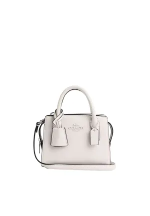 ( PREORDER ) Coach Andrea Mini Carryall Crossbody In Silver Chalk CO974