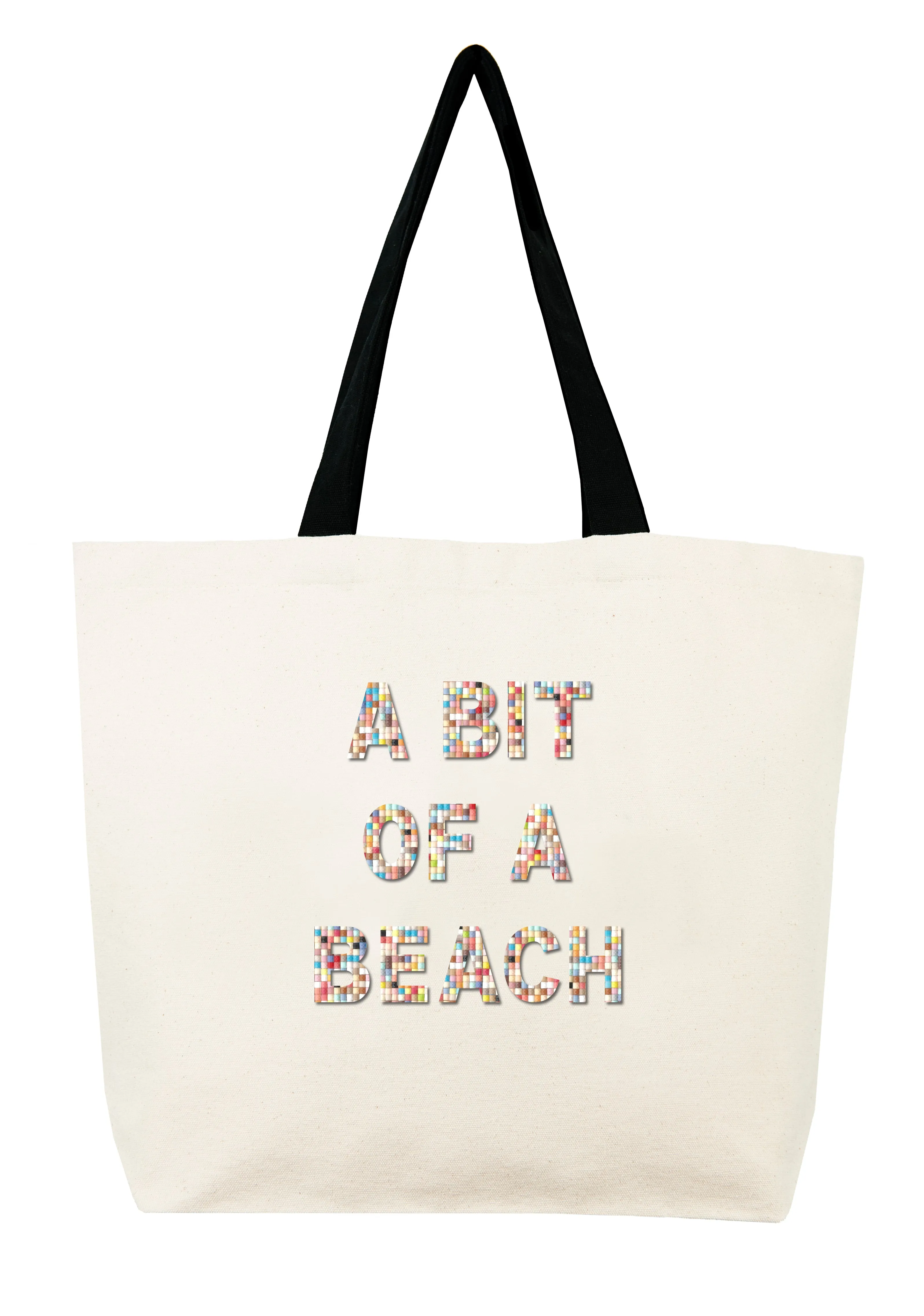 A Bit of A Beach Confetti Bead Tote