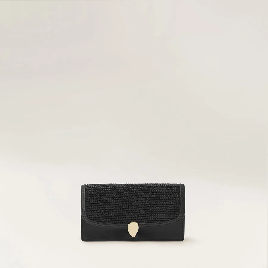 Adelie Wallet With Raffia