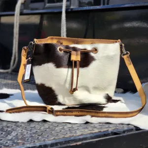 American Darling Cowhide Drawstring Crossbody