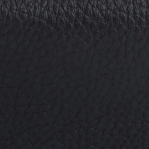 Amira Black Flat Grain Leather