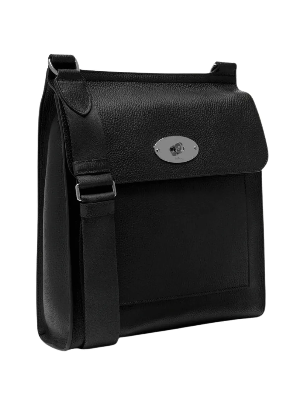 Antony Messenger Small Classic Grain (Black)