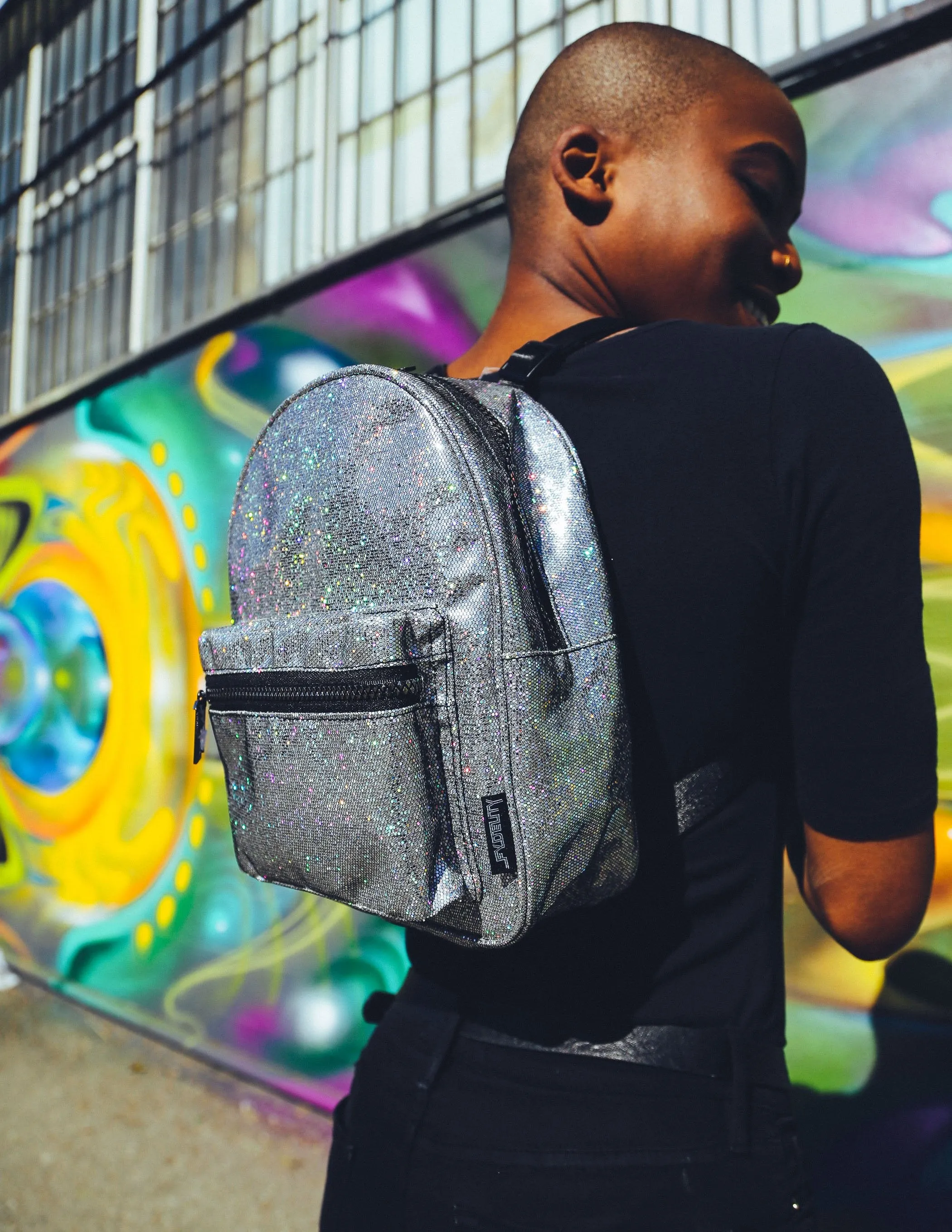 Backpack | MINI |GLAM Silver