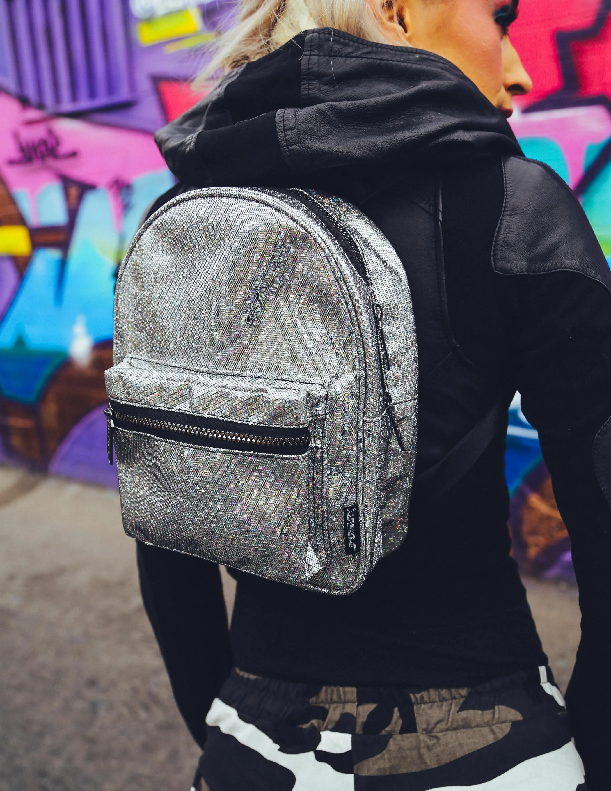 Backpack | MINI |GLAM Silver