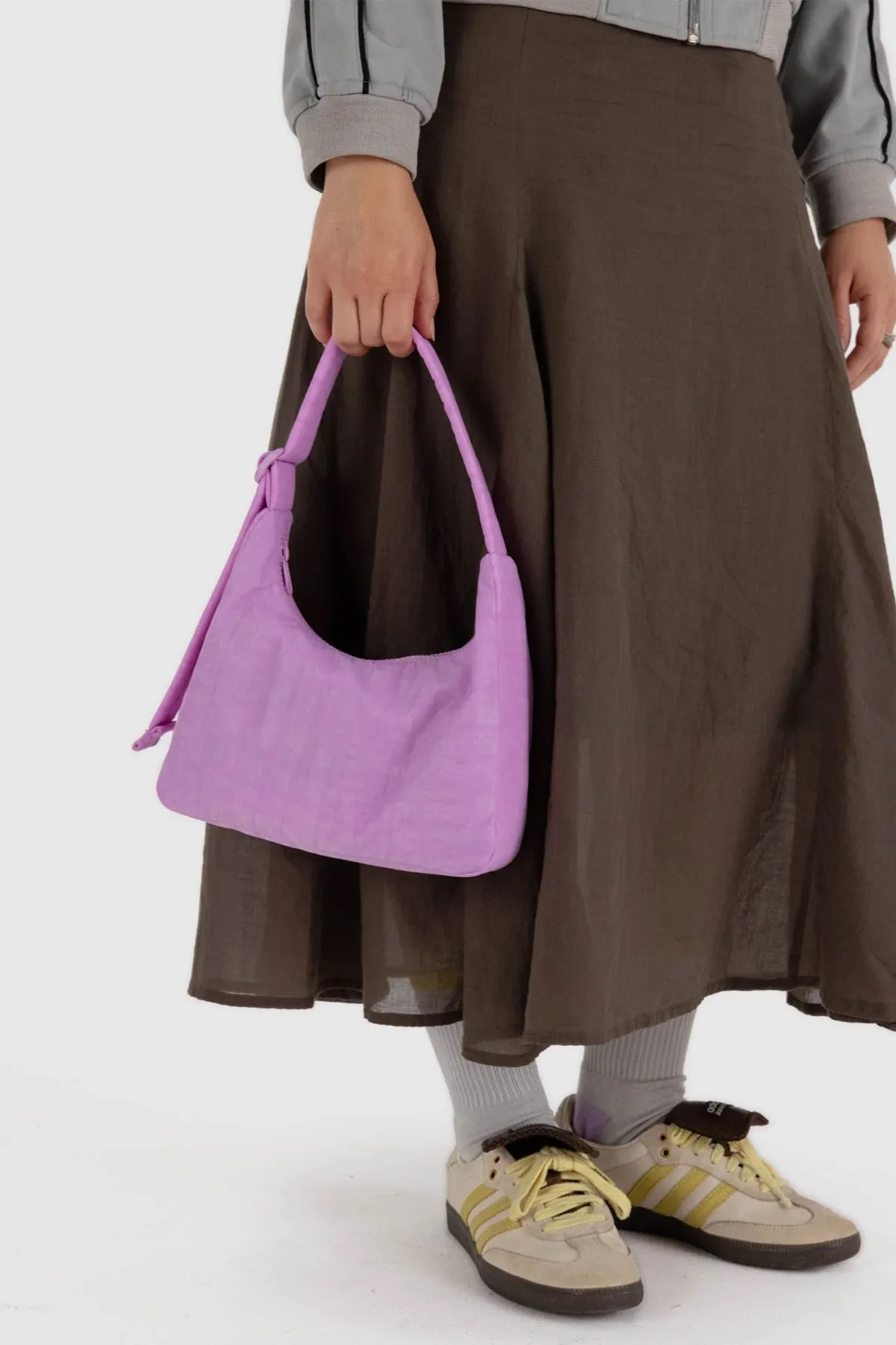 BAGGU Mini Nylon Shoulder Bag Peony