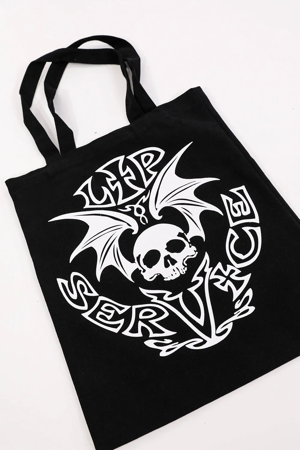 Bat Skull Tote Bag