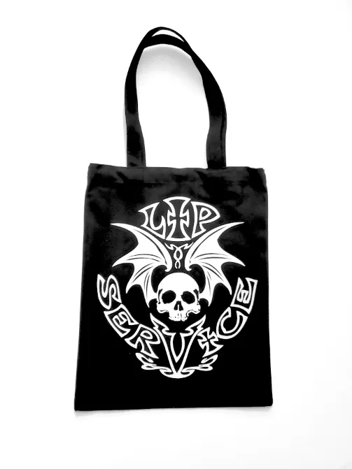 Bat Skull Tote Bag