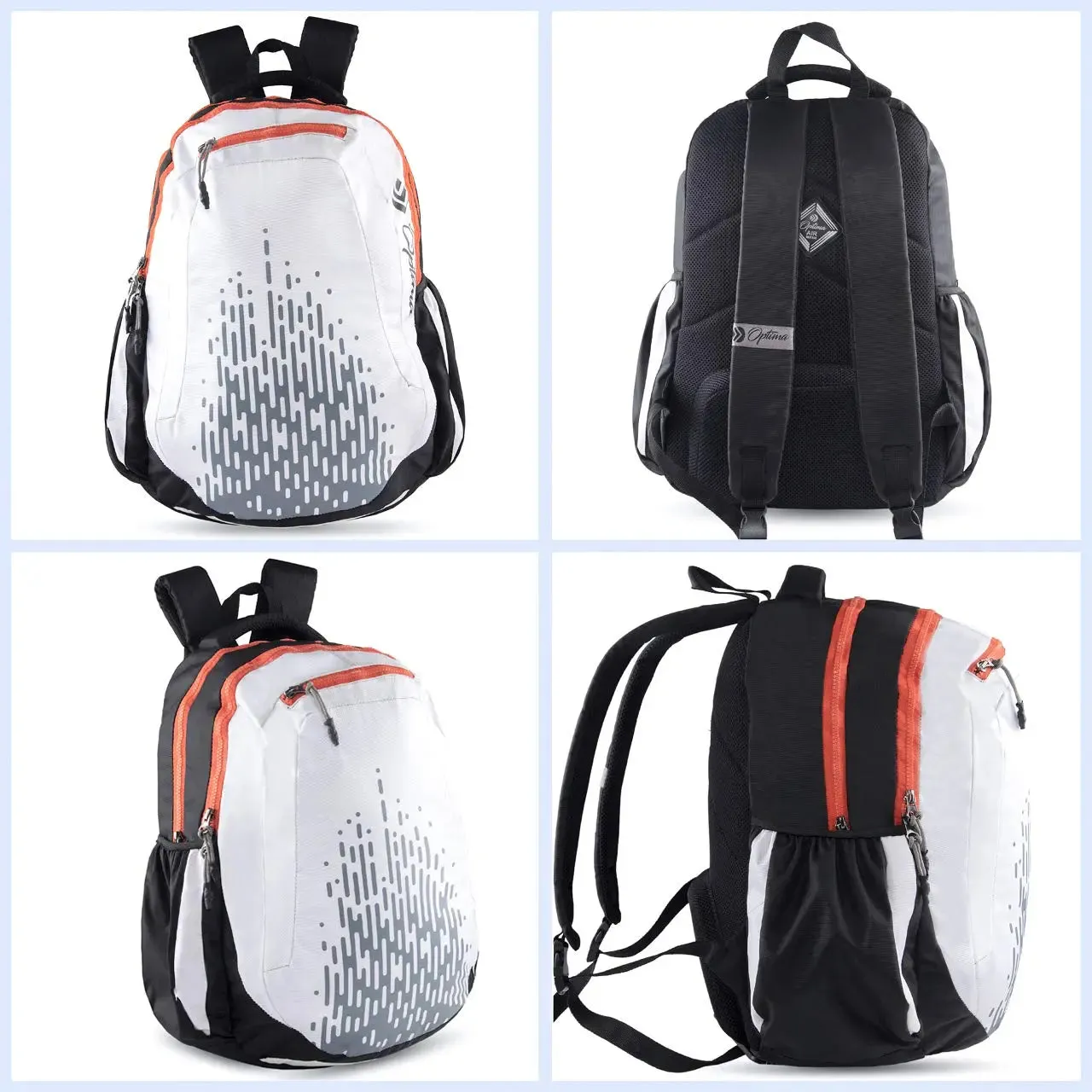 Belieze Series White Laptop Backpack