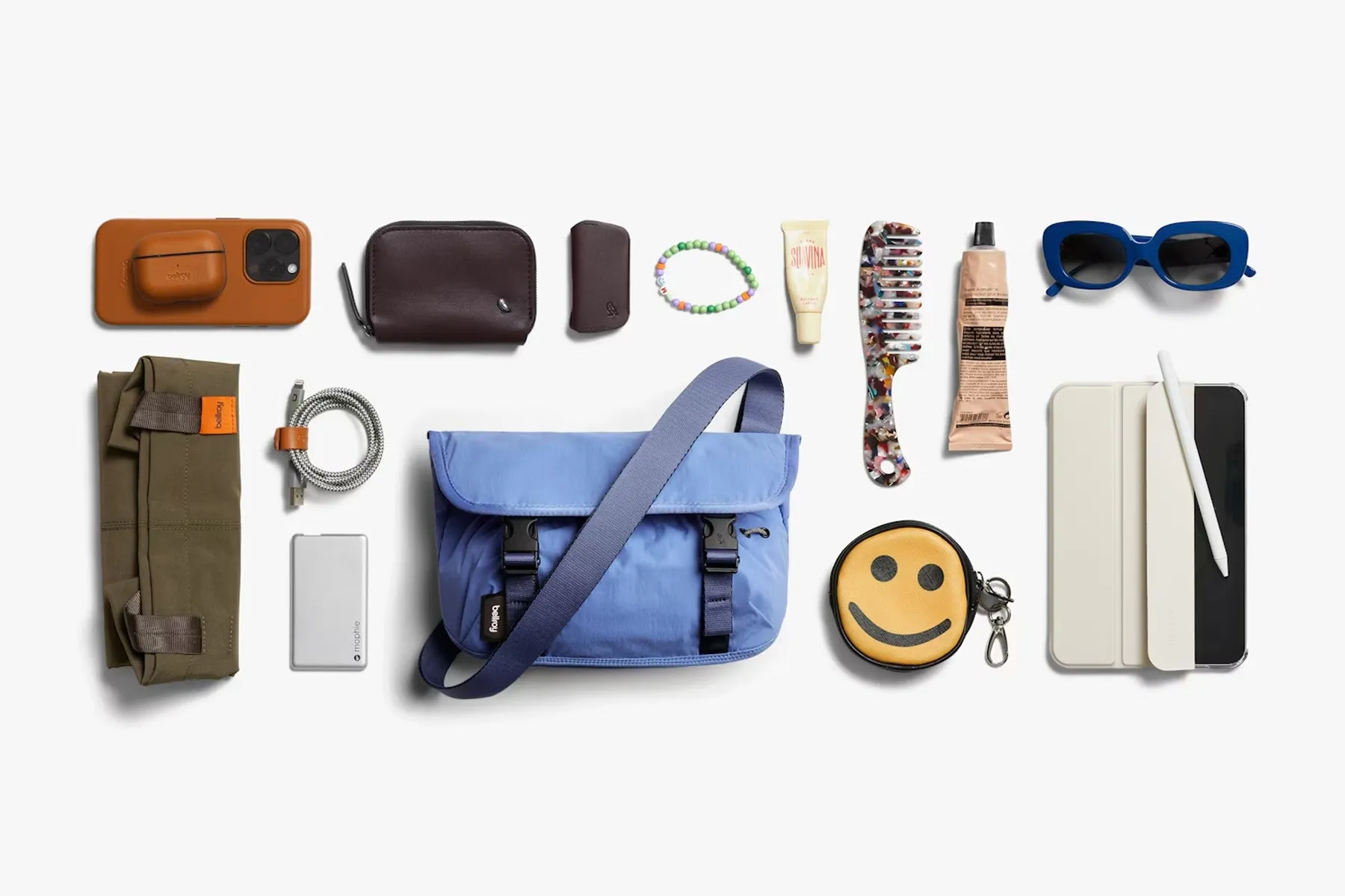 Bellroy Cinch Mini Messenger Denim Blue