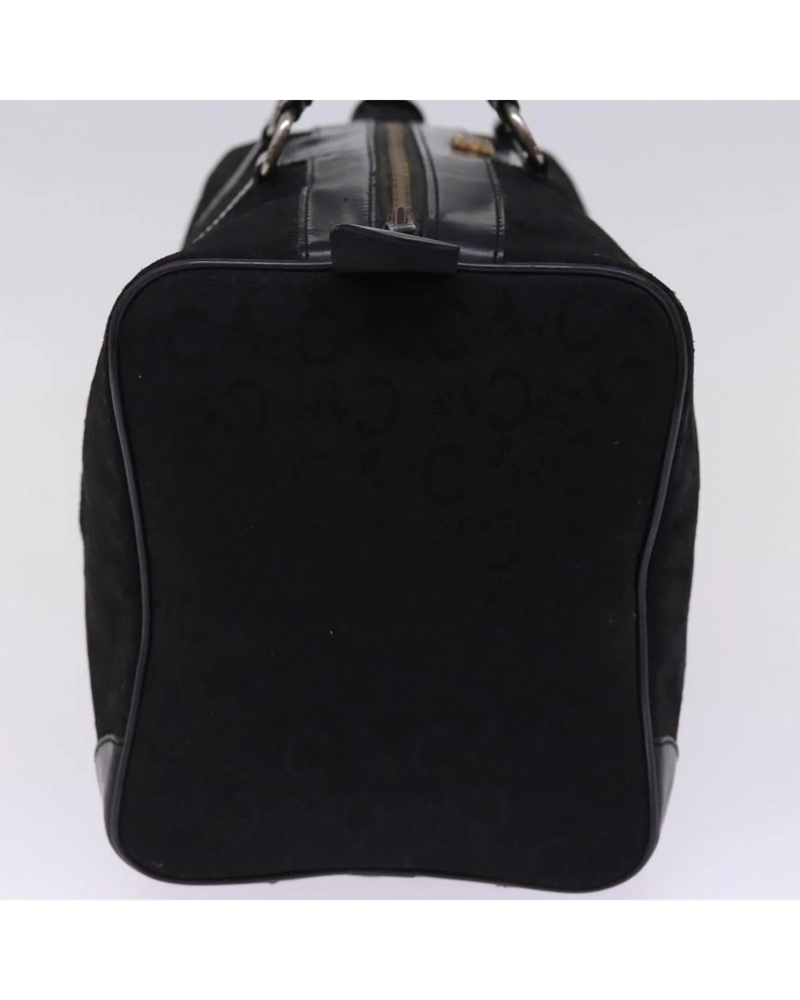 Black Macadam Canvas Boston Bag - Authentic Celine