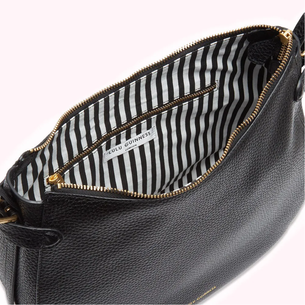 BLACK MEDIUM SEYMOUR SHOULDER BAG