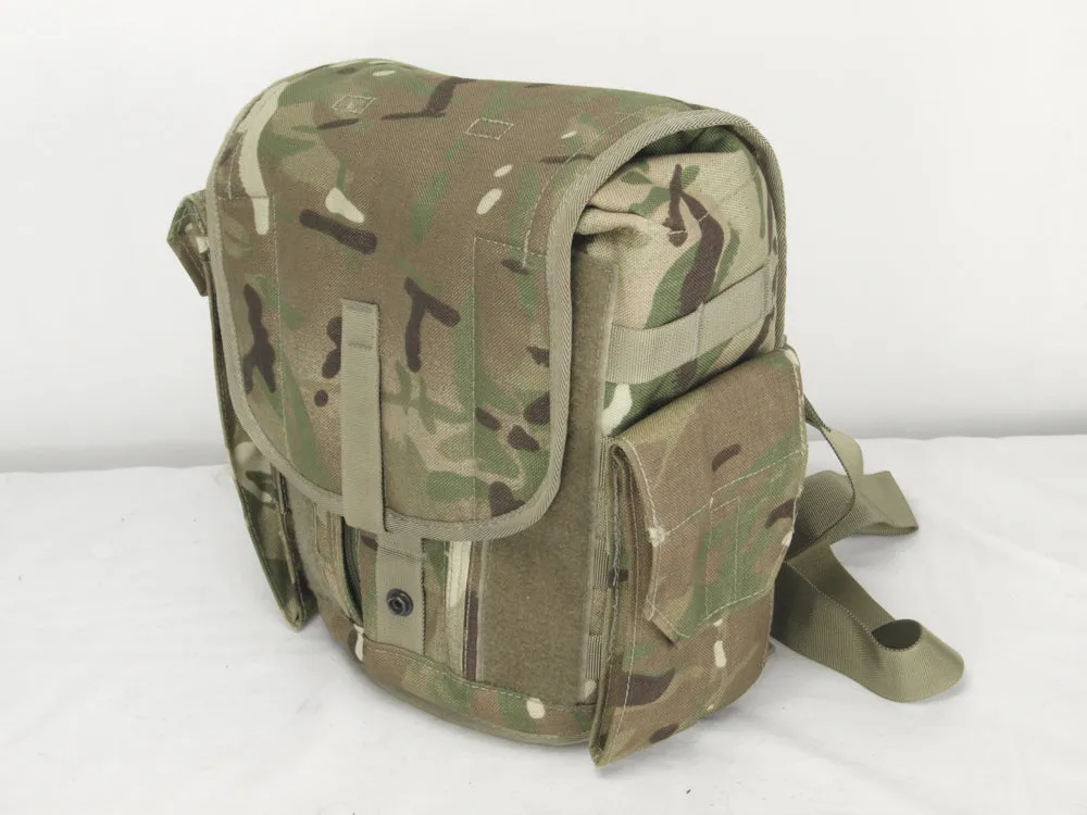 British Army - MTP Shoulder Bag with side pockets - Respirator Bag - Grade 1