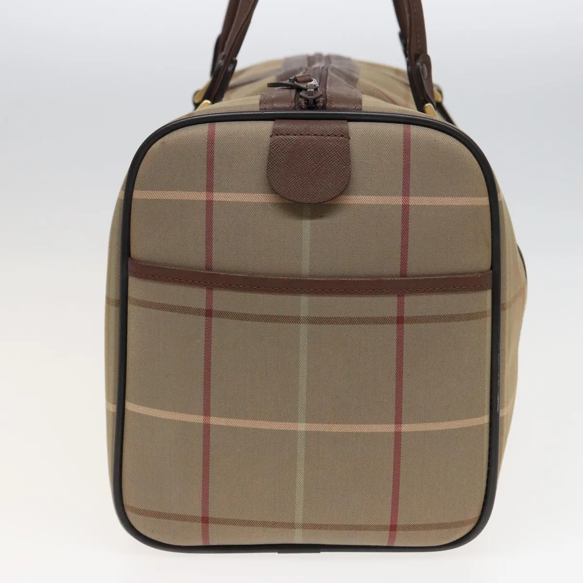 BURBERRYSs Nova Check Boston Bag Canvas Beige  bs15740