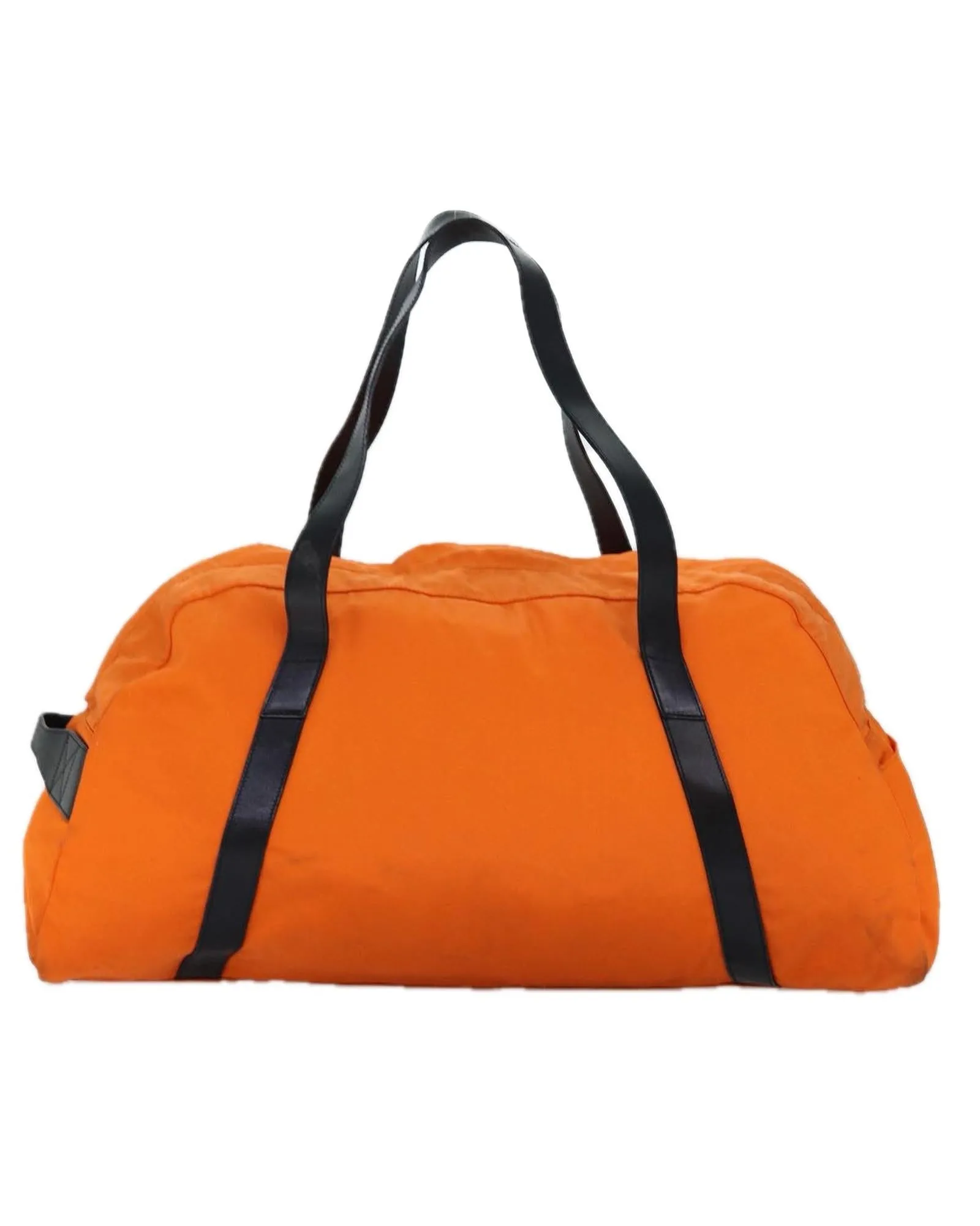 Canvas Boston Bag in Orange - Pre-owned