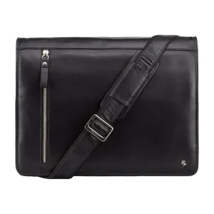 Carter Messenger Bag A4 - Merlin Black