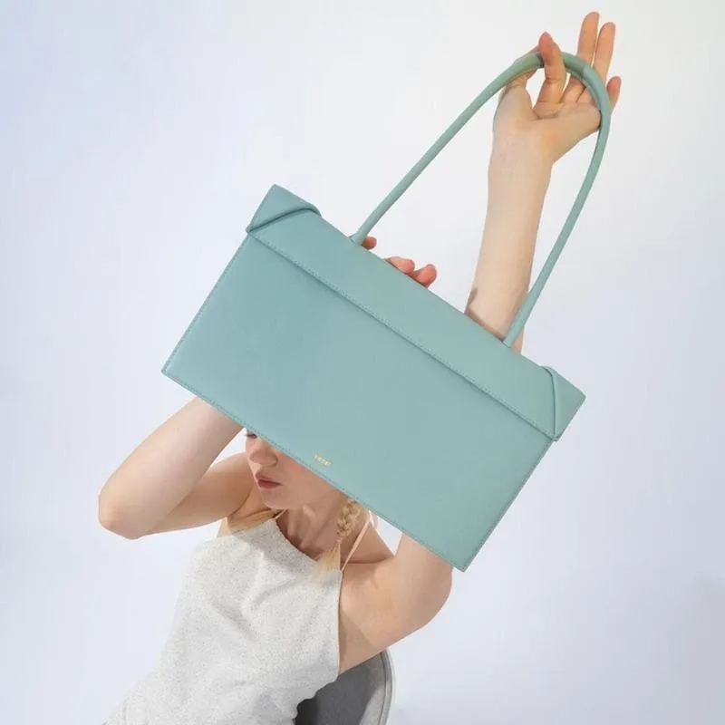 Click Medium Foldable Shoulder Bag - Blue