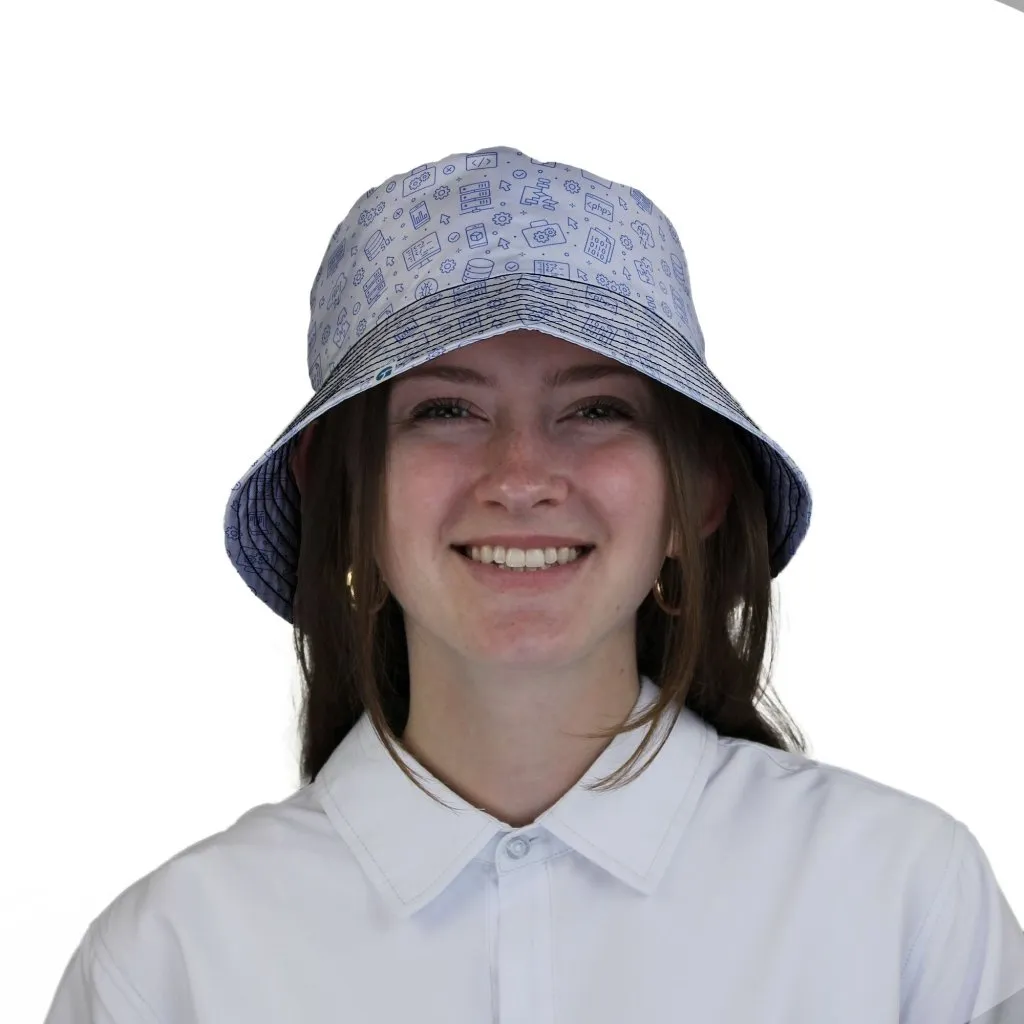 Computer Software Engineer White Bucket Hat