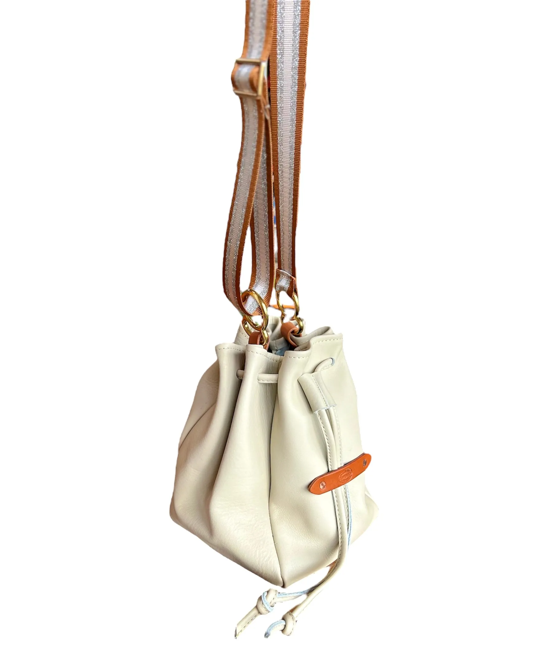 Cream Bucket Bag