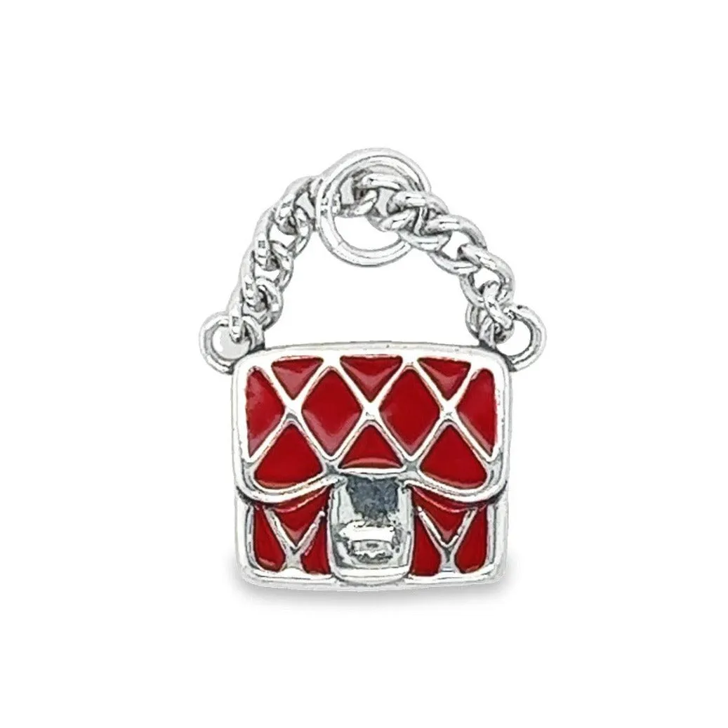 D1283 Handbag Red Pendant