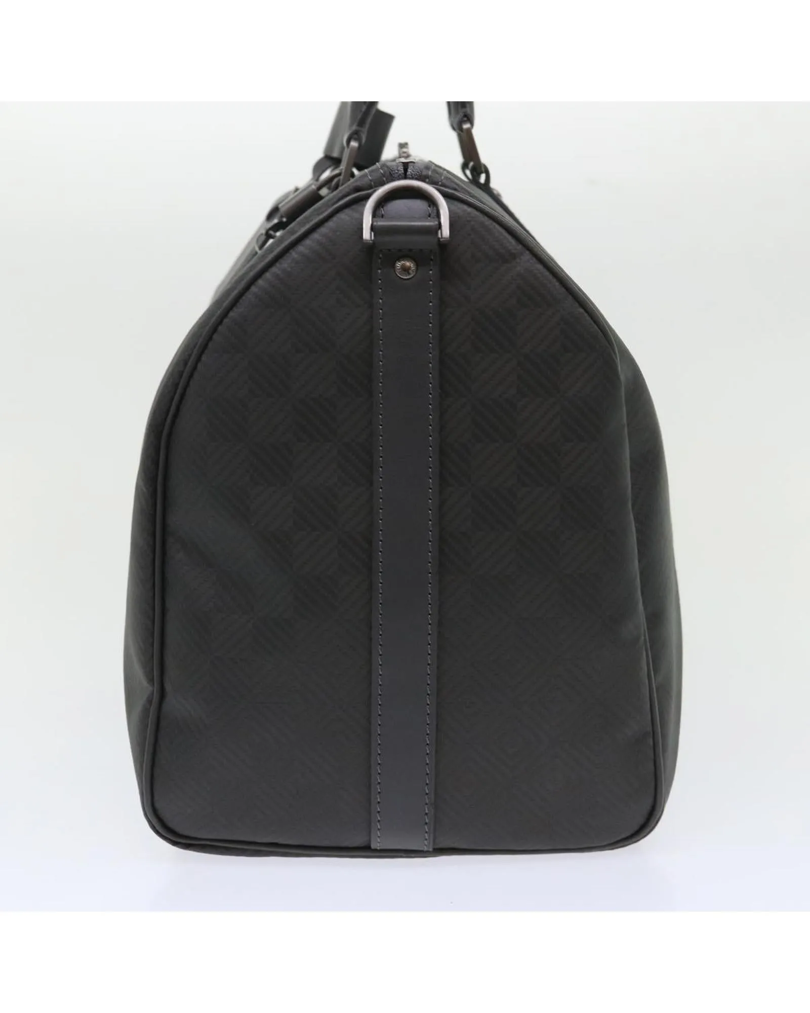 Damier Carbon Keepall Bandouliere Boston Bag