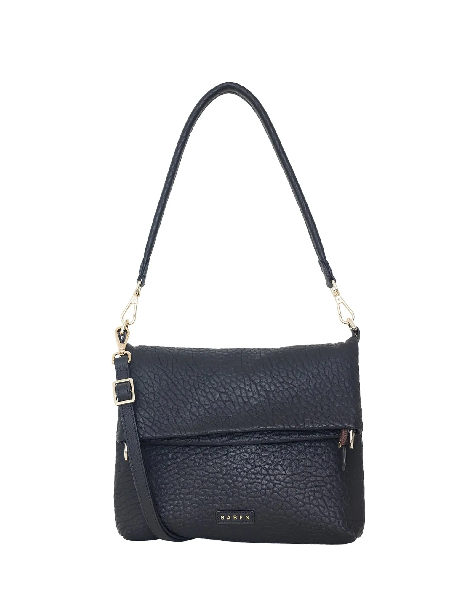 Daria Shoulder Bag | Black Bubble