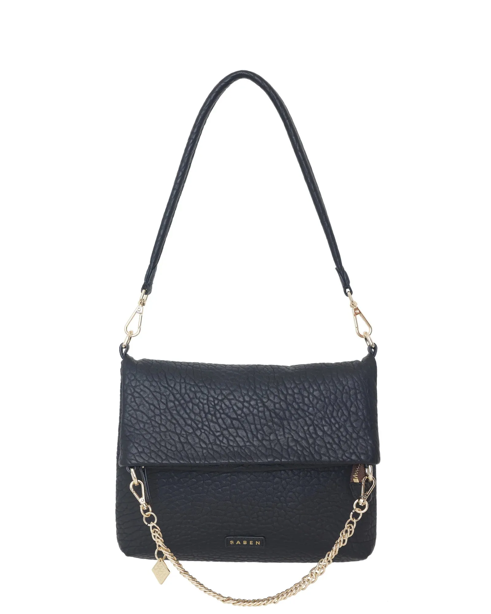 Daria Shoulder Bag | Black Bubble