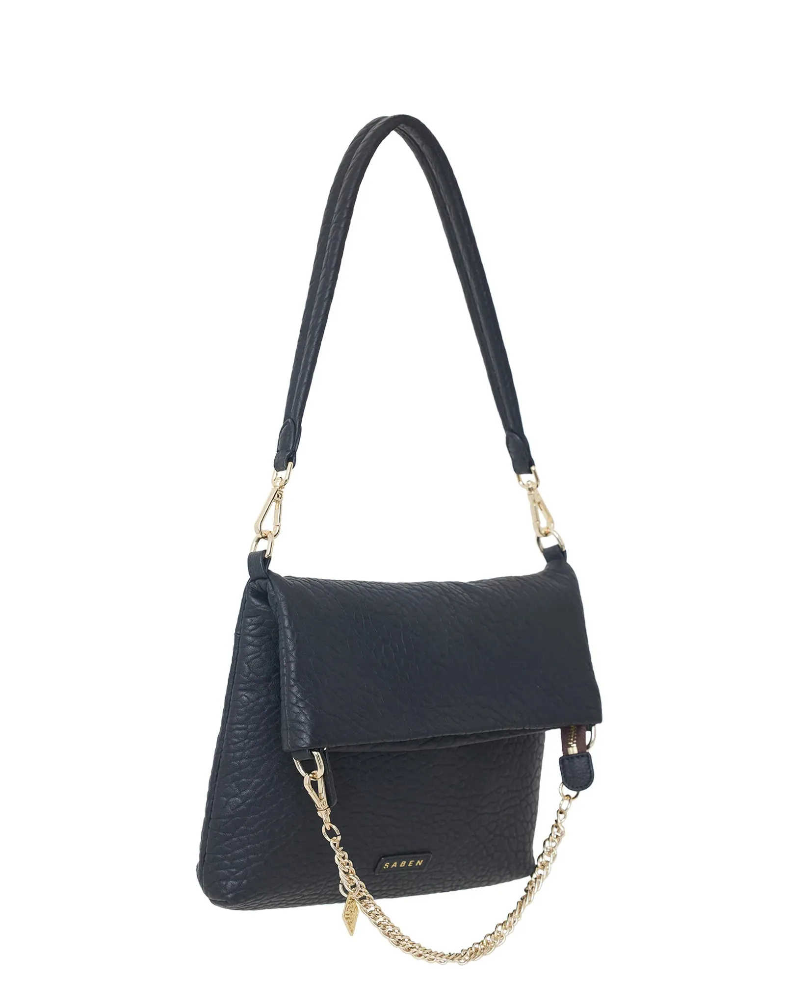 Daria Shoulder Bag | Black Bubble