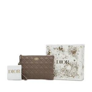 Dior Caro Daily Pouch Large Brown Cannage