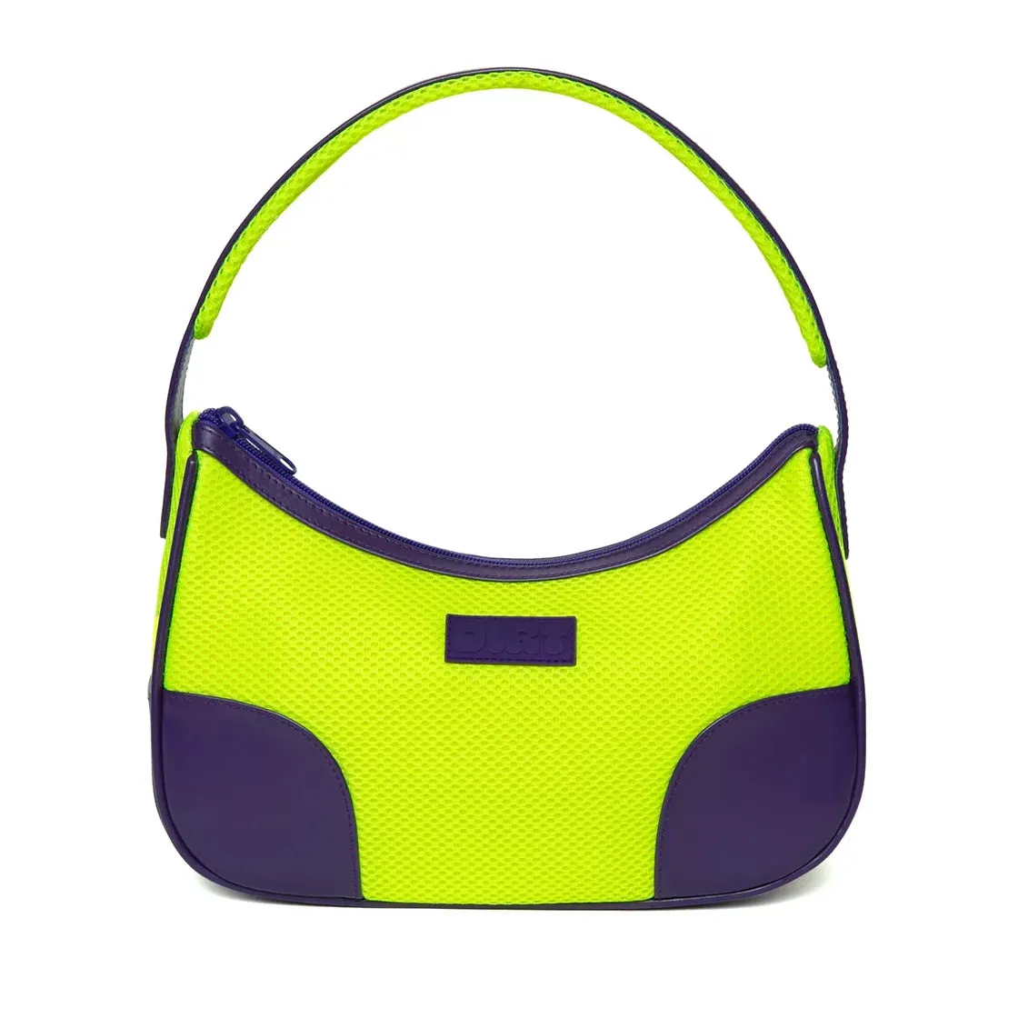 Dirt Neon Purple Mesh Handbag