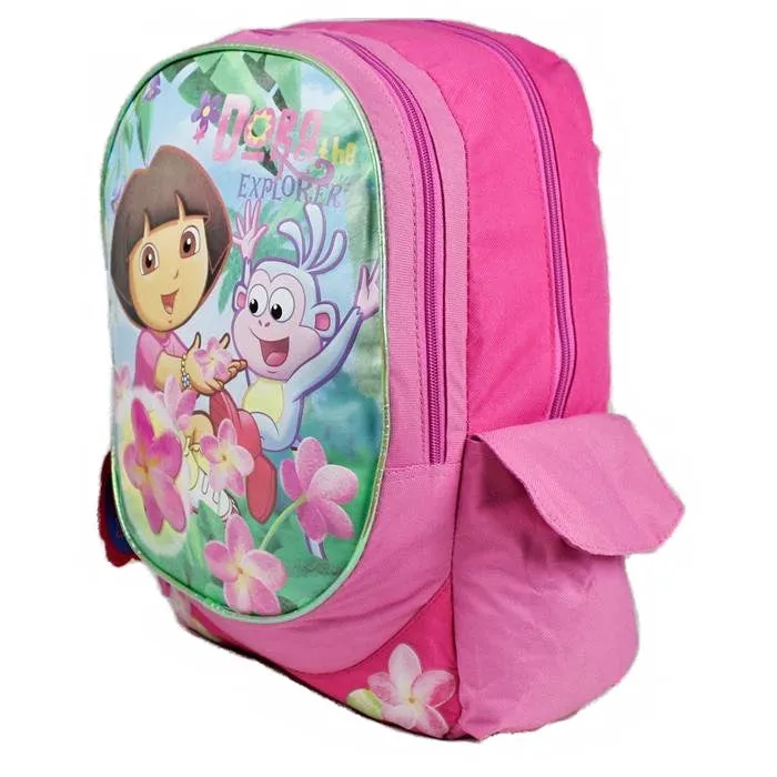 Dora the Explorer Backpack Large 16 inch Tropical Flowers