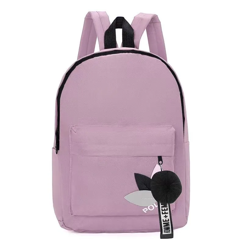 Factory in Stock Wholesale Running Student Schoolbag Fresh Junior High School Backpack Training Class Custom Logo Printing