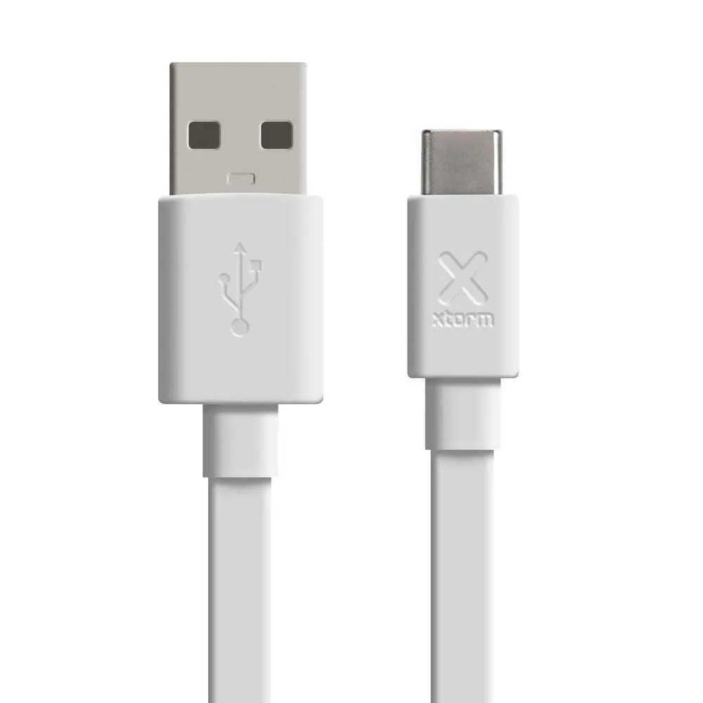 Flat USB to USB-C Cable - 1 Meter