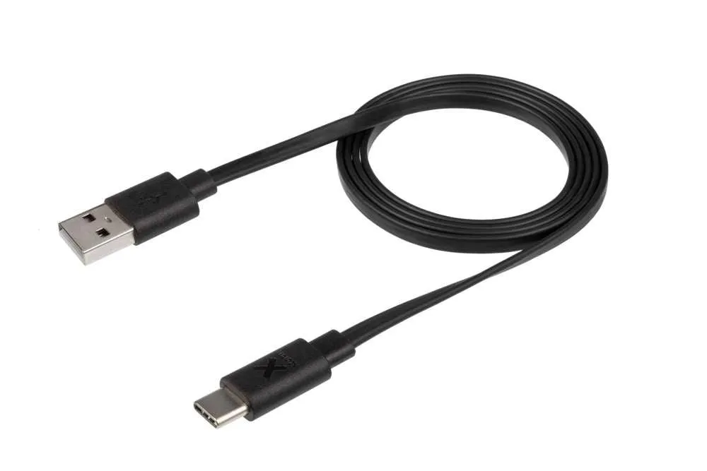 Flat USB to USB-C Cable - 1 Meter