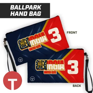 Georgia United Elite - 9"x5" Zipper Bag with Wrist Strap