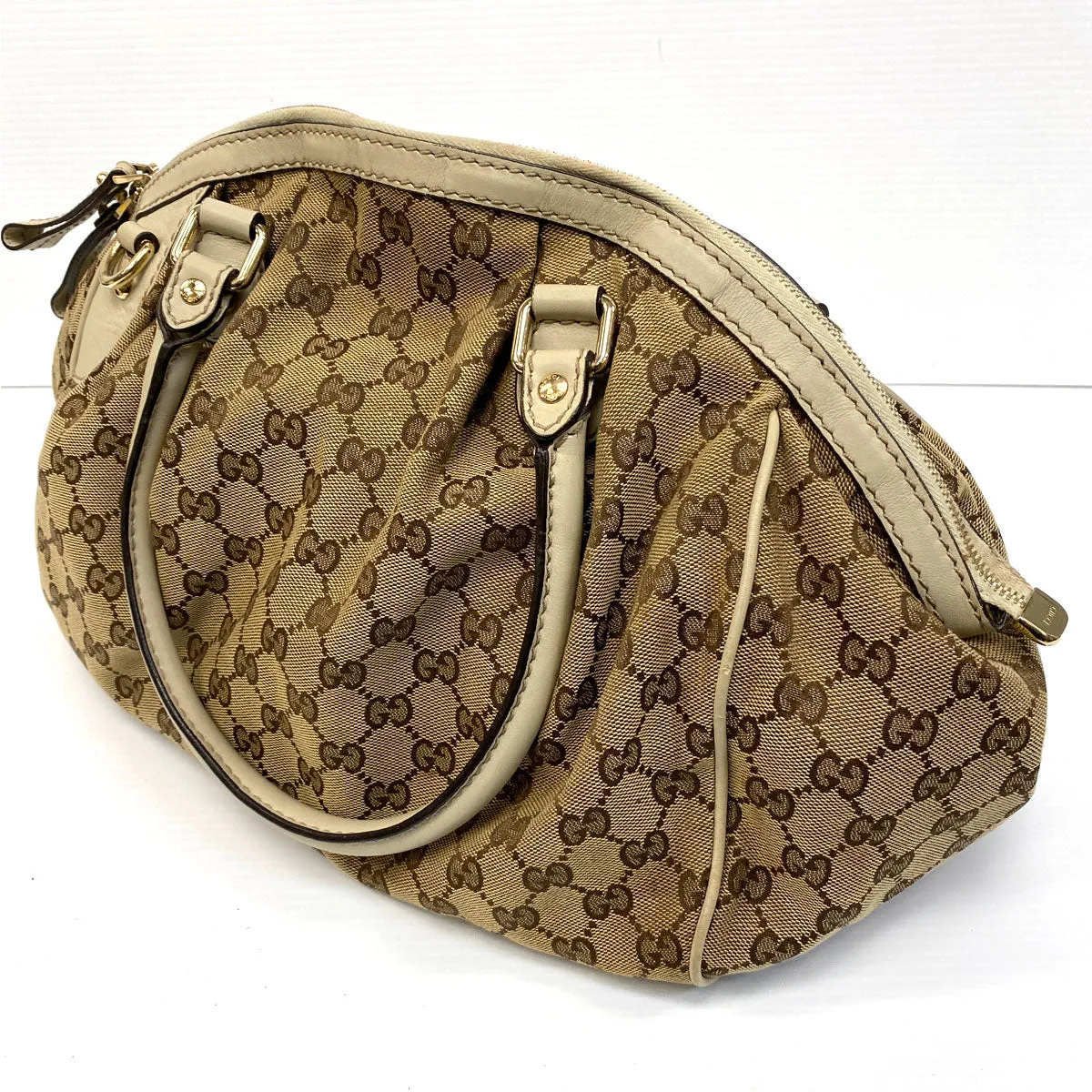 Gucci Sukey GG Canvas Medium Boston Bag