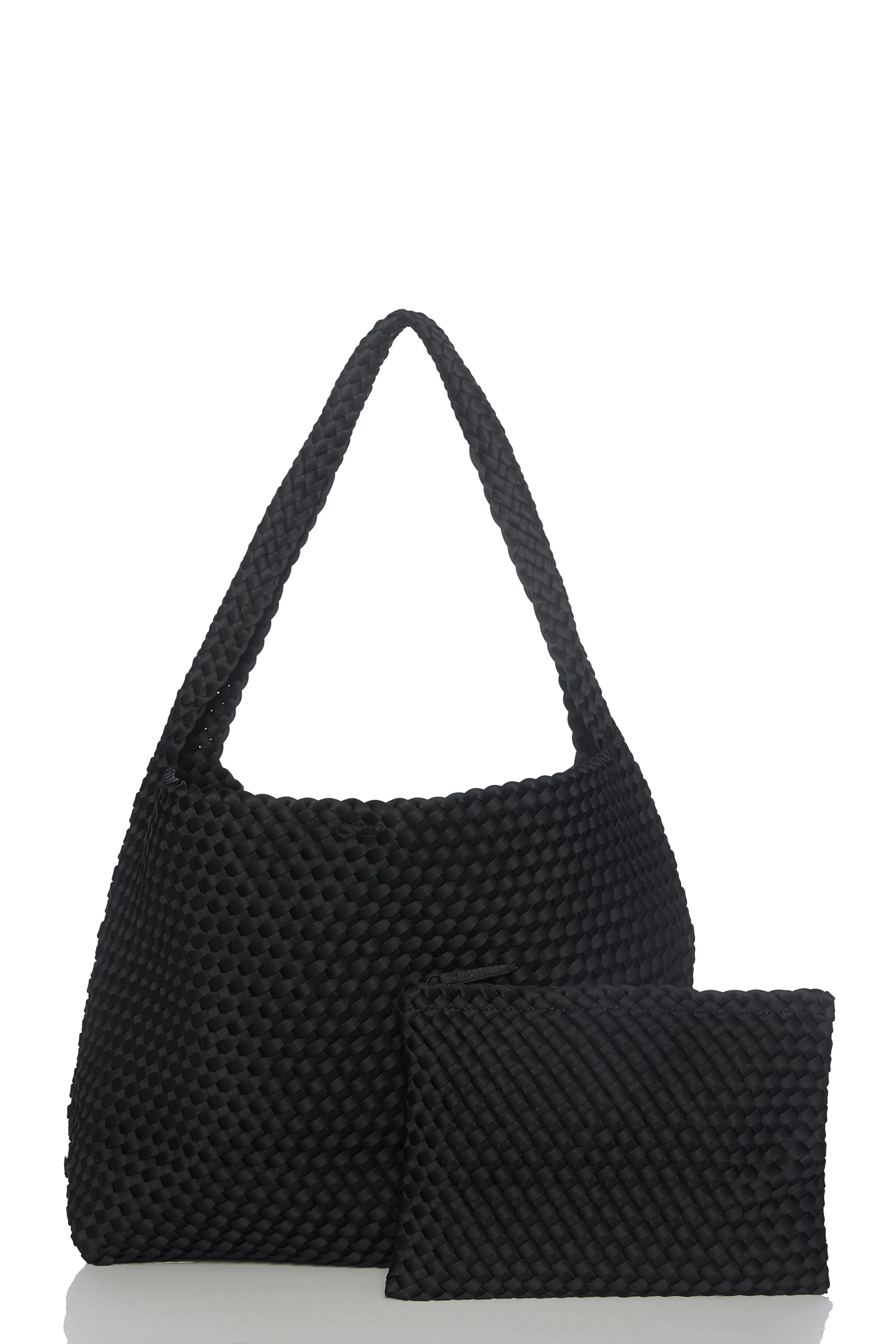 hobo shoulder bag with zipper pouch