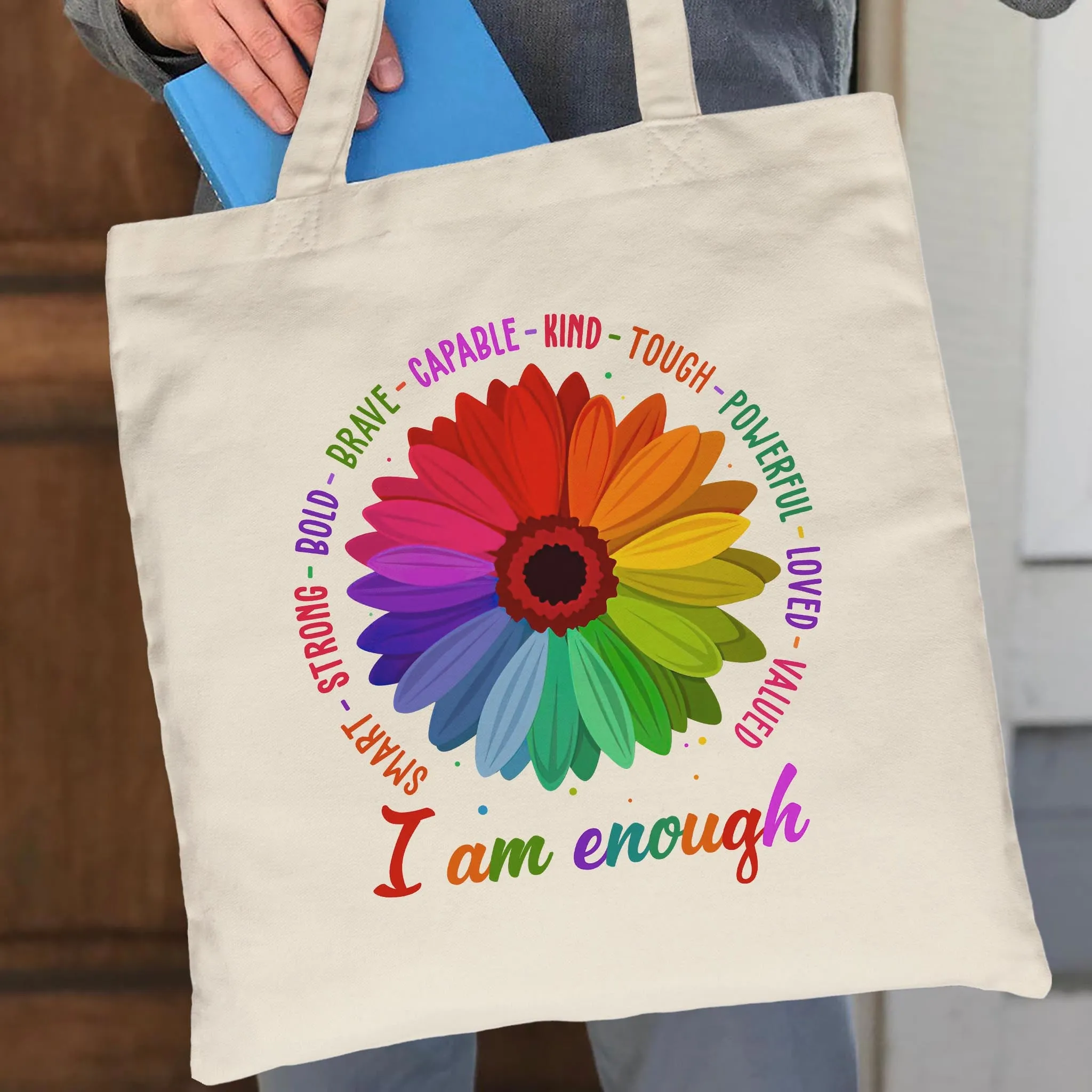 I Am Enough Book Lovers Gift TBW459