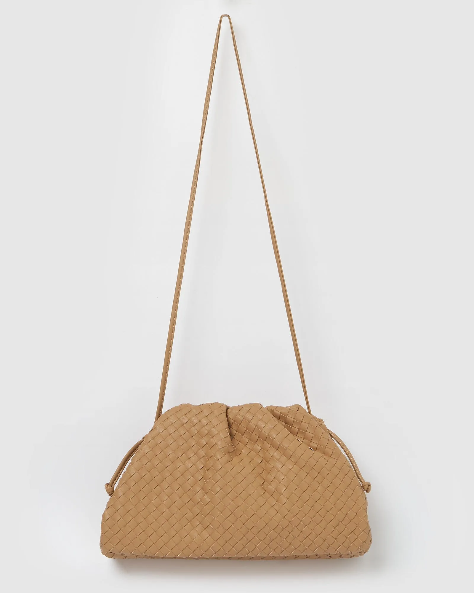 Izoa Vincenza Woven Bag Tan