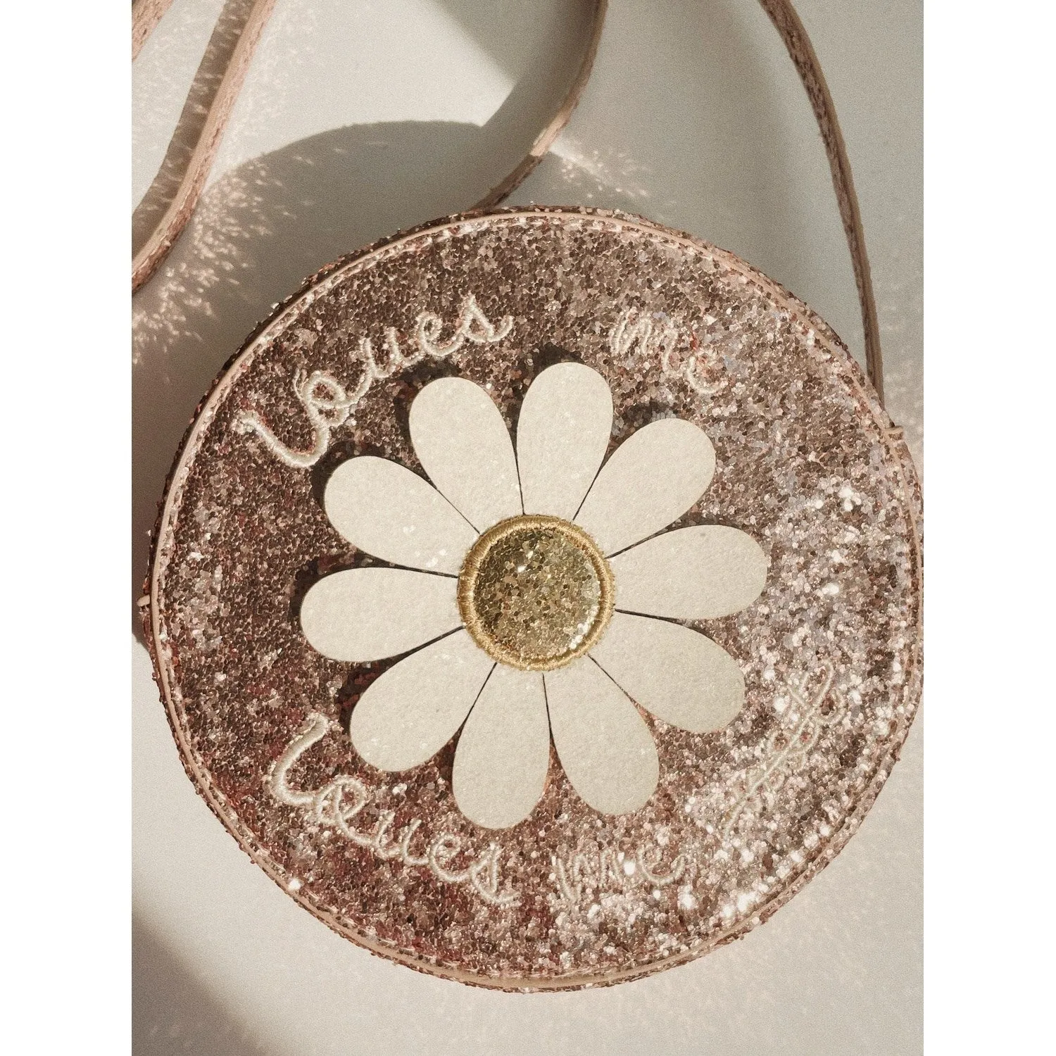 Konges Sløjd Cameo Rose Glitter Daisy Shoulder Bag