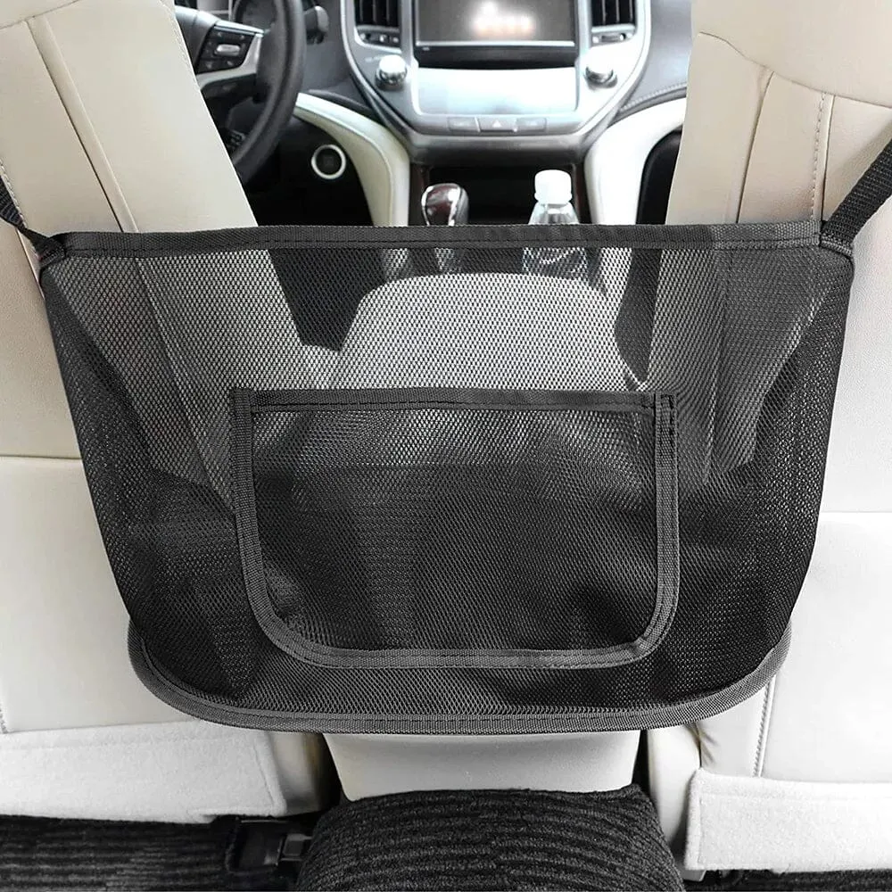 Large Capacity Car Seat Net Pocket