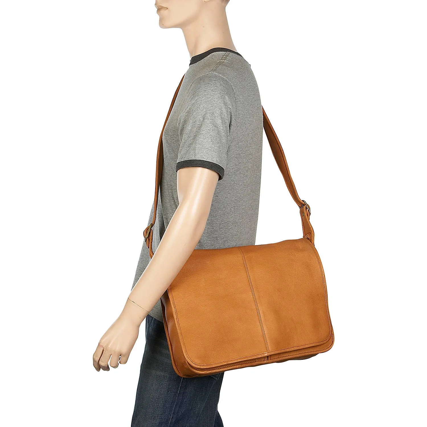 Le Donne Leather Classic Messenger