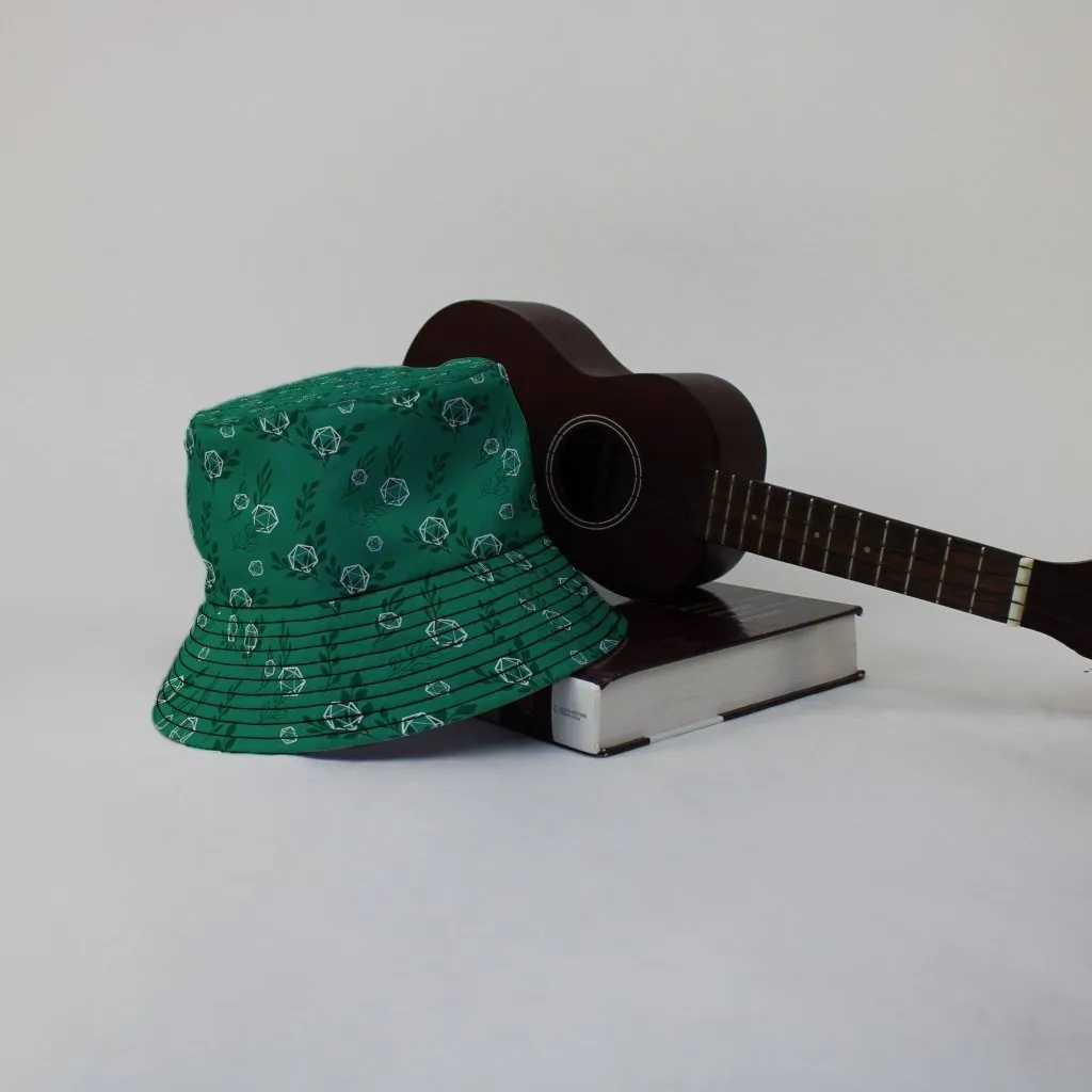 Leafy Green Dice Bucket Hat