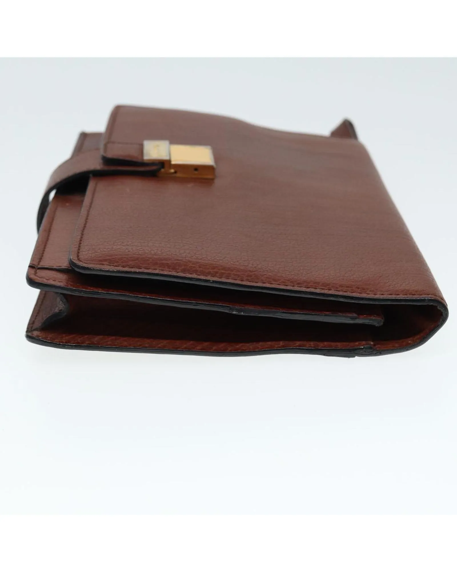 Leather Clutch Bag Set with Dust Bag