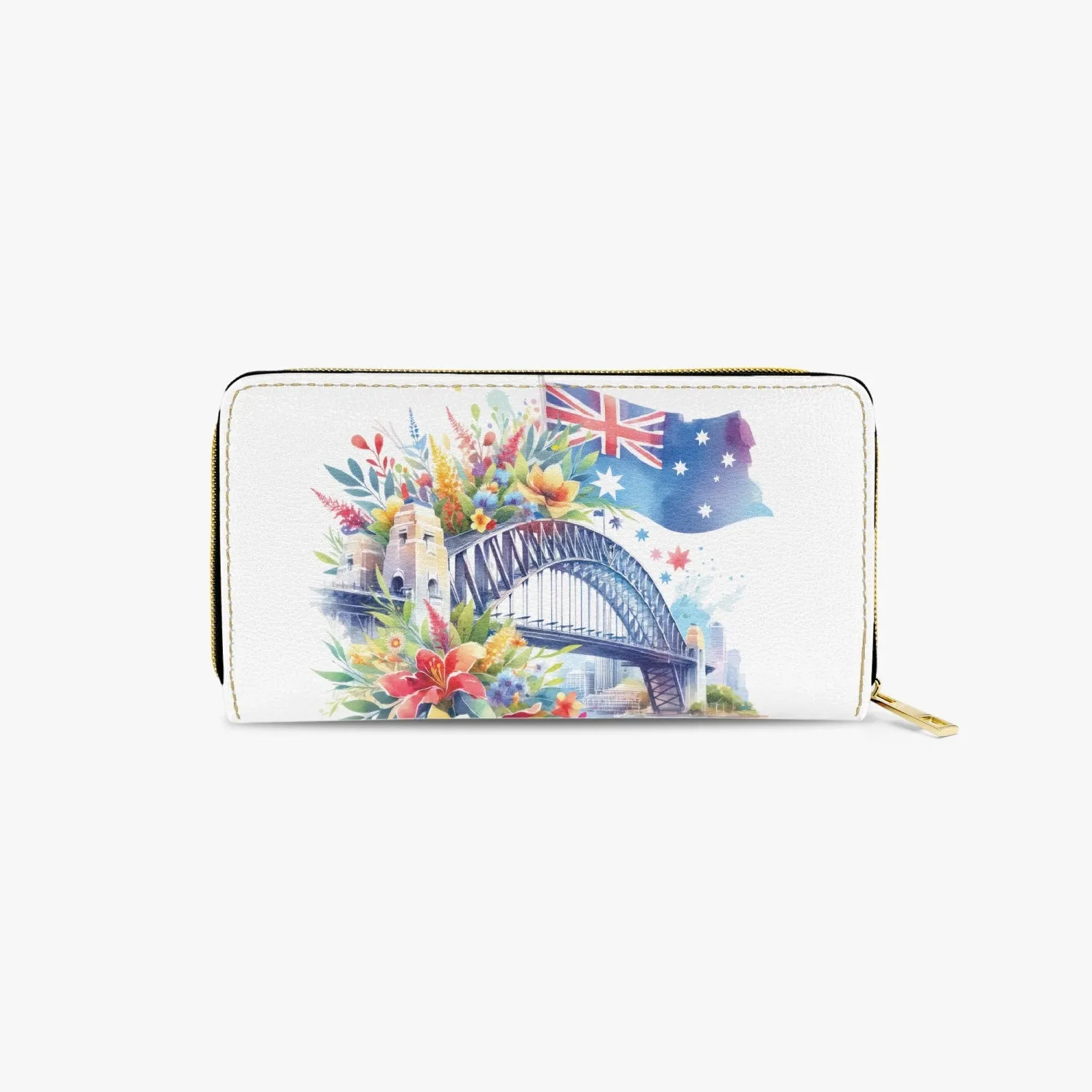 Long Type Zipper Purse, Sydney Harbour Bridge, awd-1315