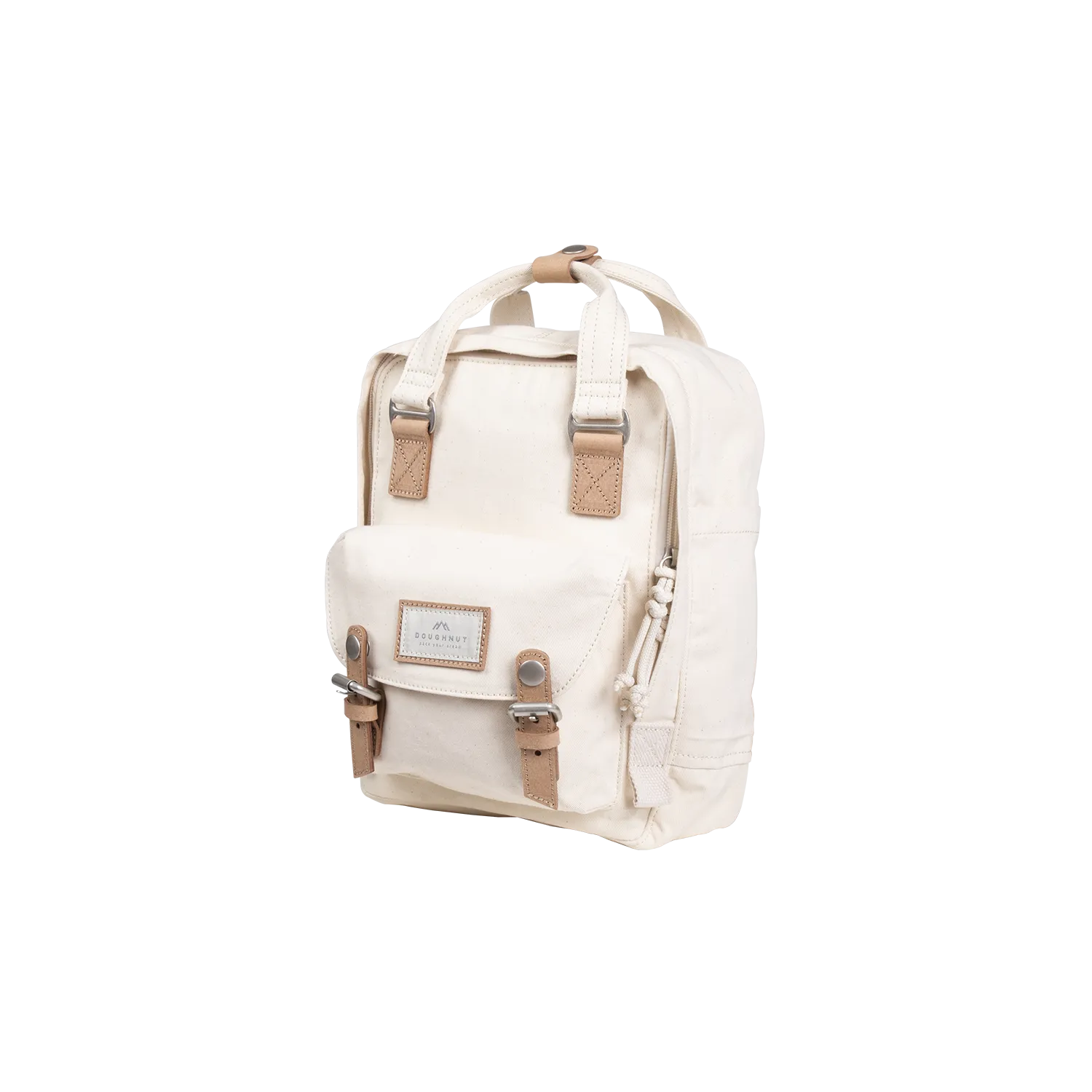 Macaroon Mini Organic Cotton Series Beige Backpack