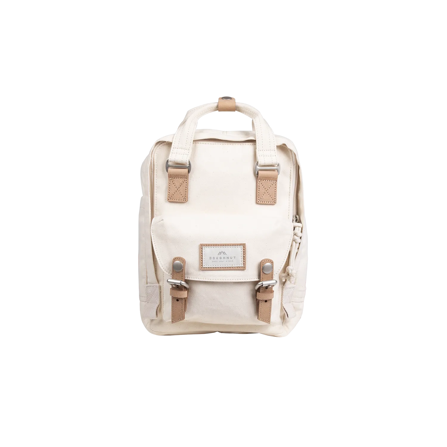 Macaroon Mini Organic Cotton Series Beige Backpack