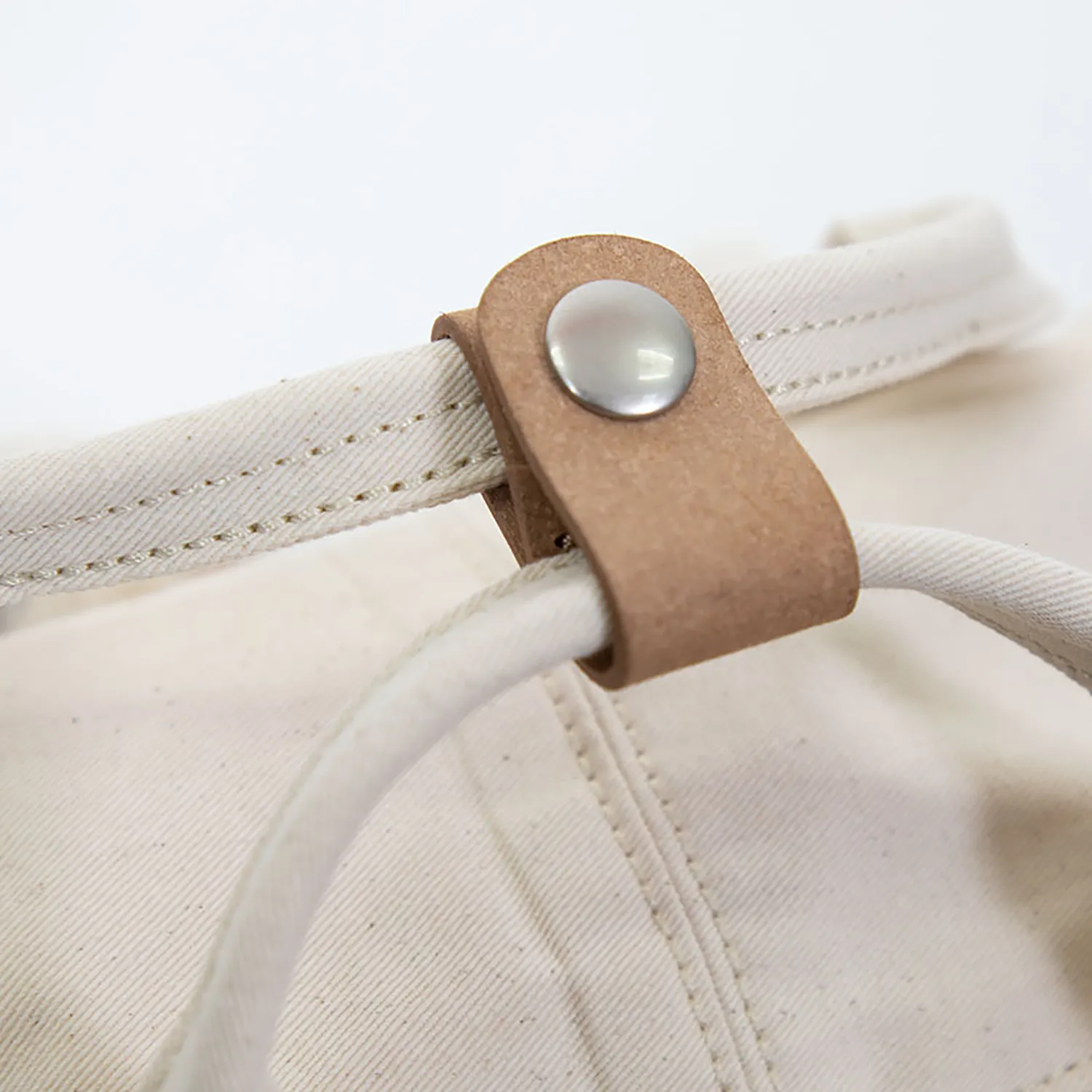 Macaroon Organic Cotton Series Beige Backpack