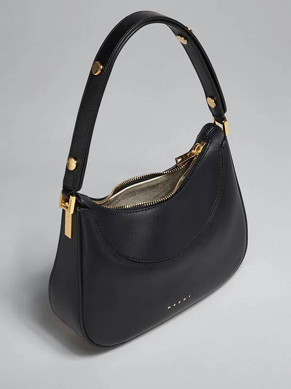 Milano Mini Shoulder Bag in Black