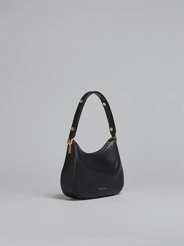 Milano Mini Shoulder Bag in Black