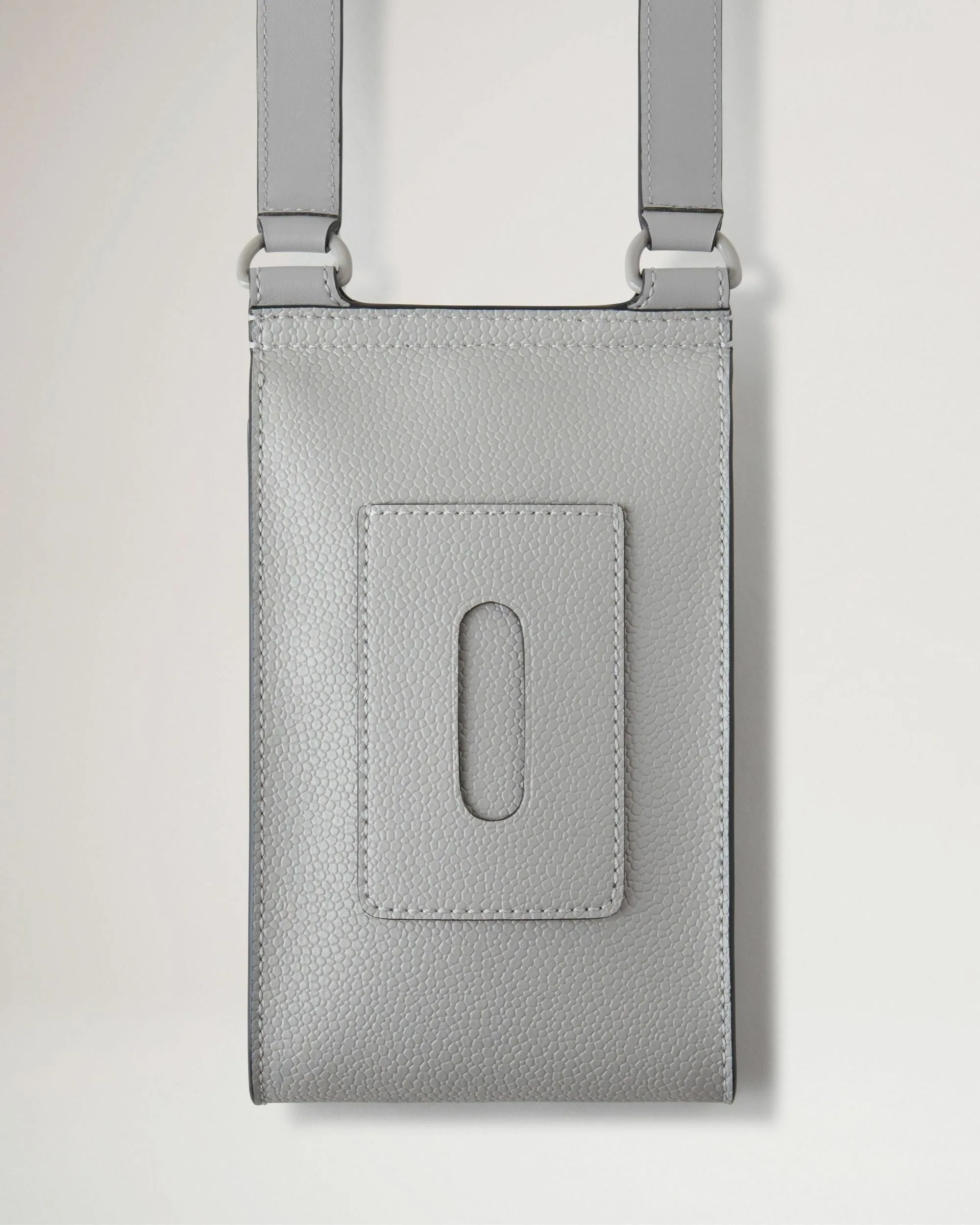 Mini Antony Printed Eco Scotchgrain & Flat Calf (Pale Grey)